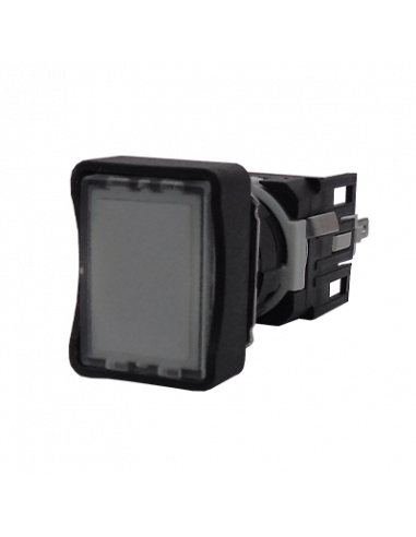 Boton 16mm iluminado plástico