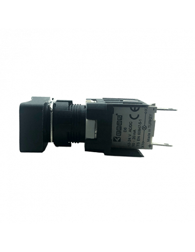 Boton 16mm iluminado plástico