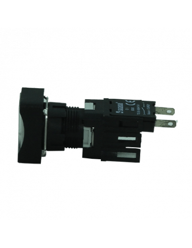 Boton 16mm no iluminado plástico