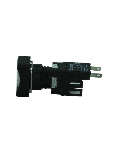 Boton 16mm no iluminado plástico