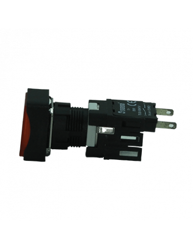 Boton 16mm no iluminado plástico