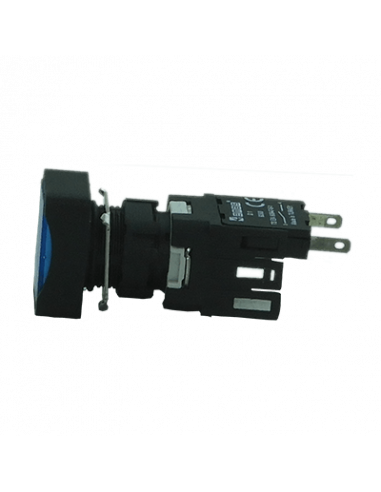 Boton 16mm no iluminado plástico