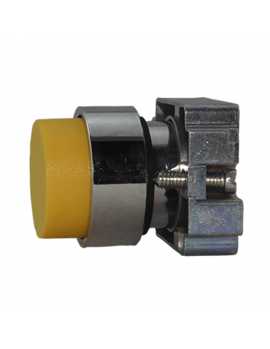 Boton 22mm no iluminado metal