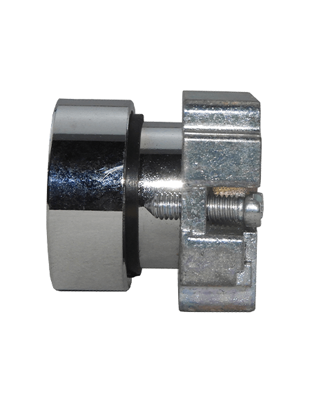 Boton 22mm no iluminado metal