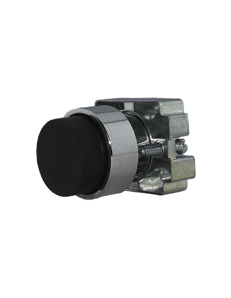 Boton 22mm no iluminado metal