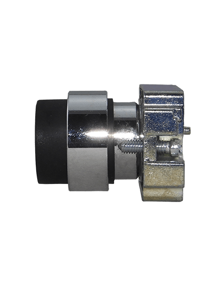 Boton 22mm no iluminado metal