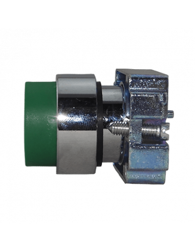 Boton 22mm no iluminado metal