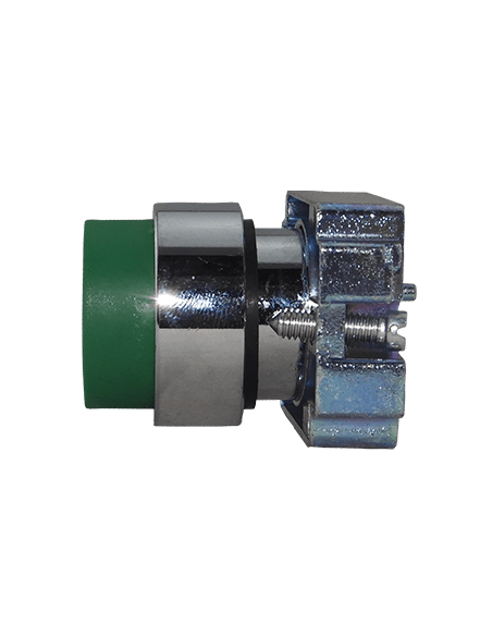 Boton 22mm no iluminado metal