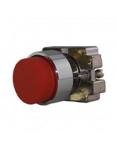 Boton 22mm no iluminado metal