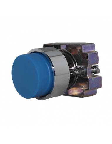 Boton 22mm no iluminado metal