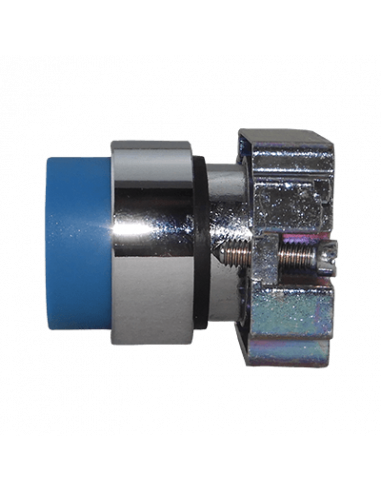 Boton 22mm no iluminado metal