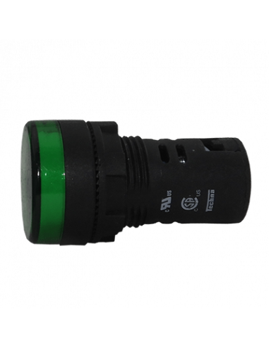 Lámpara piloto 22mm plástico