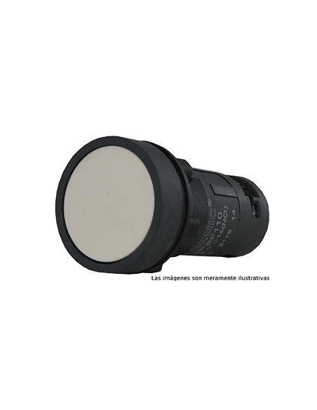 Boton 22mm no iluminado plástico