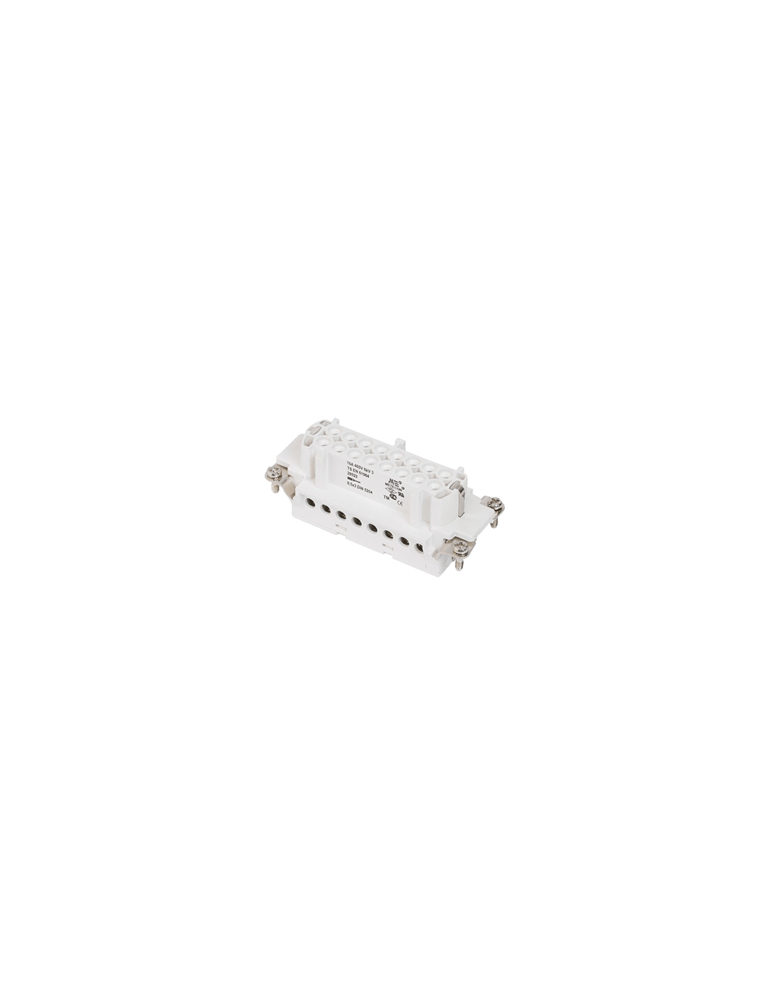 29026 Inserto hembra (17-32) 16 polos + T 16A