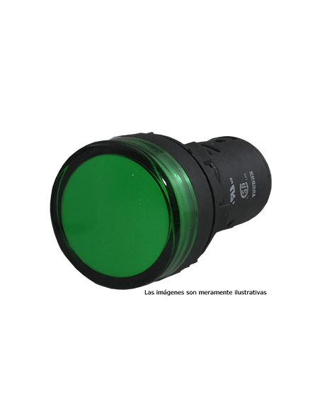 Lámpara piloto 22mm plástico