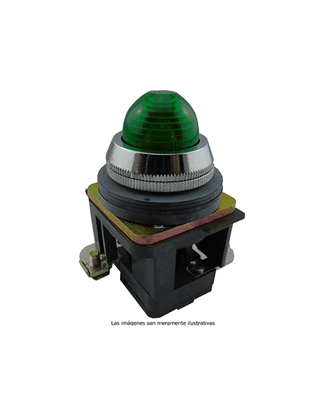 Lámpara piloto 30mm metal