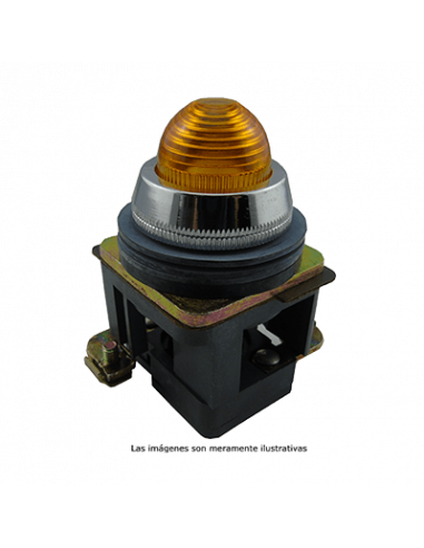 Lámpara piloto 30mm metal