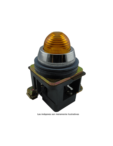 Lámpara piloto 30mm metal