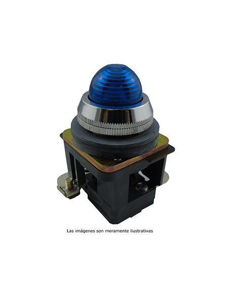 Lámpara piloto 30mm metal