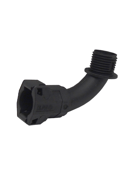 Conector Codo para Tubo Corrugado