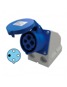 Receptaculo caja a 15°