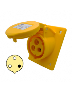 Receptaculo ángulo a 20°