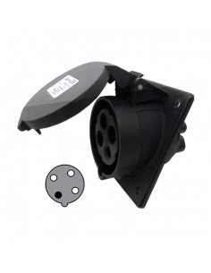 Receptaculo ángulo a 20°