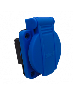 Toma Corriente Color Azul 2