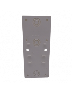 Tapa posterior para tomacciente de 3 orificios