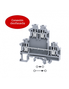 Clema doble nivel 6mm