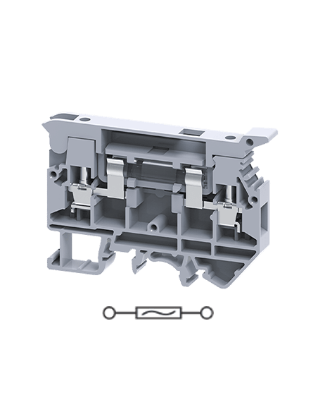 Clema Portafusible para
