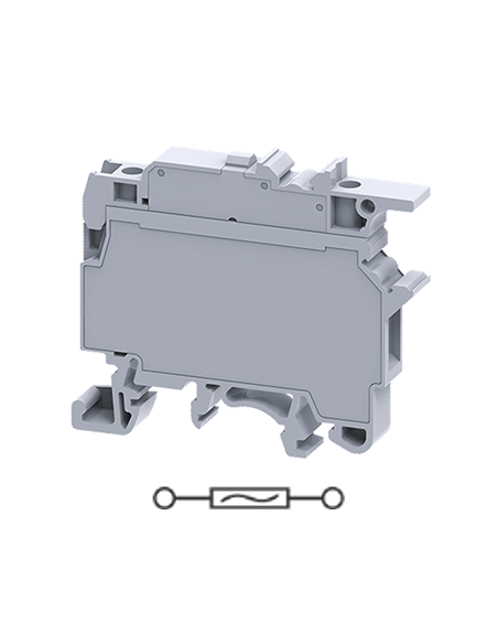 Clema Portafusible para