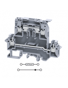 Clema portafusible 8mm
