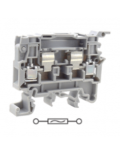 Clema Portafusible para