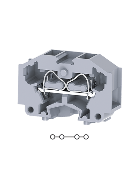 Clema 17A, 500V, 2&2