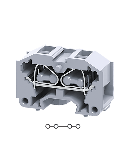 Clema 24A, 500V, 2&2