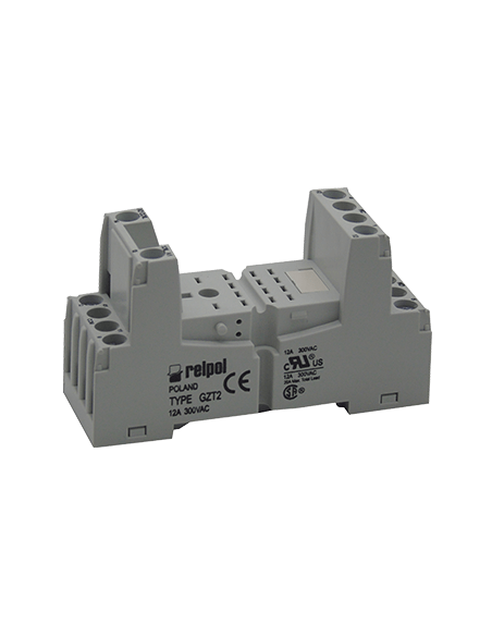 Socket de relevador terminales faston