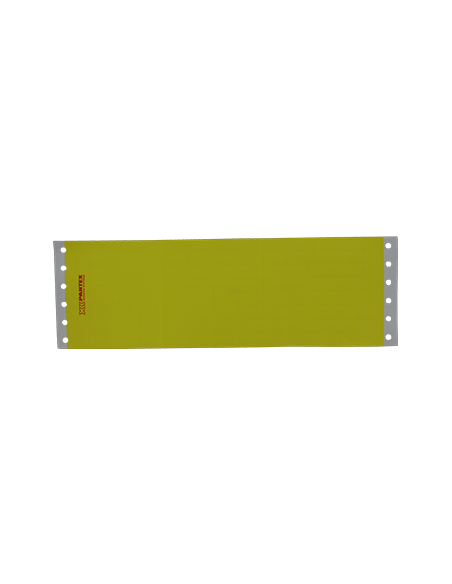 Hoja d/etiquetas amarill p/imp