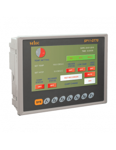 pantalla HMI, con LCD de 7"
