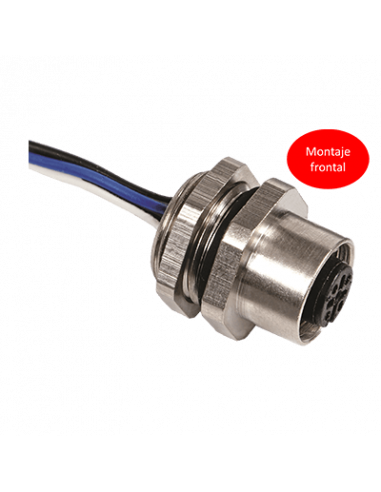 Conector 4 Pines, montaje frontal