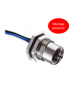 Conector 4 Pines, montaje frontal