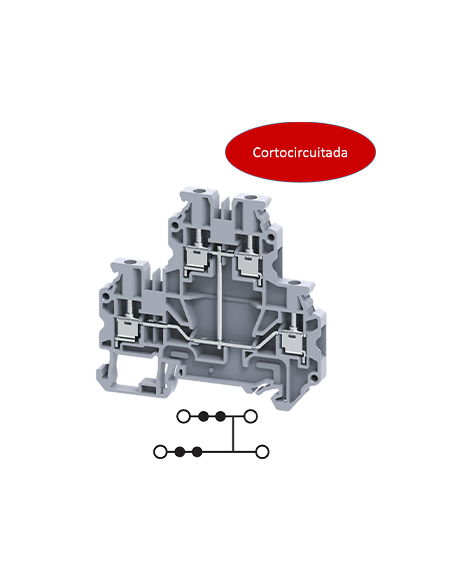 Clema 32A, 800V, Cortocircuitada