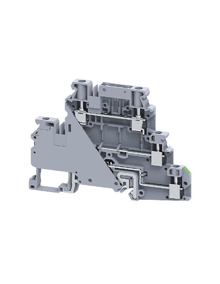 Clema 32A, 630V, 2 Niveles + Tierra
