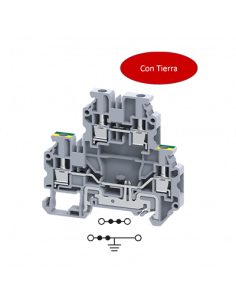 Clema 32A, 800V, con Tierra