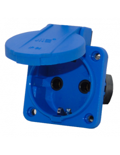 Toma Corriente Color Azul