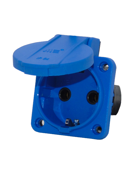 Toma Corriente Color Azul