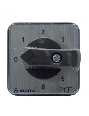 Conmutador de posición, con cero, 1 Polo/6 pasos