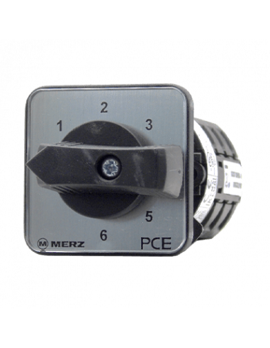 Conmutador de posición, con cero, 1 Polo/6 pasos
