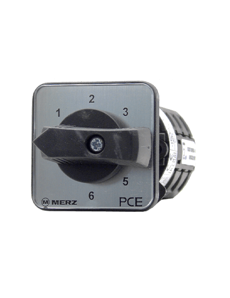 Conmutador de posición, con cero, 1 Polo/6 pasos