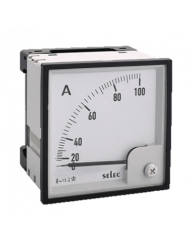 Amperimetro directo 72X72mm
